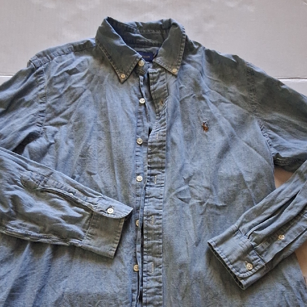 Men's Blue Denim Shirt